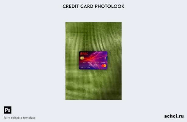 цифровая загрузка Южная Корея BNK Bank Mastercard фотоизображение переднего шабл